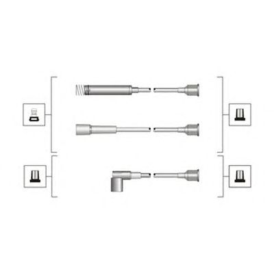 MAGNETI MARELLI 941319170047 -  Комплект проводов зажигания